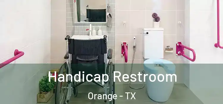  Handicap Restroom Orange - TX
