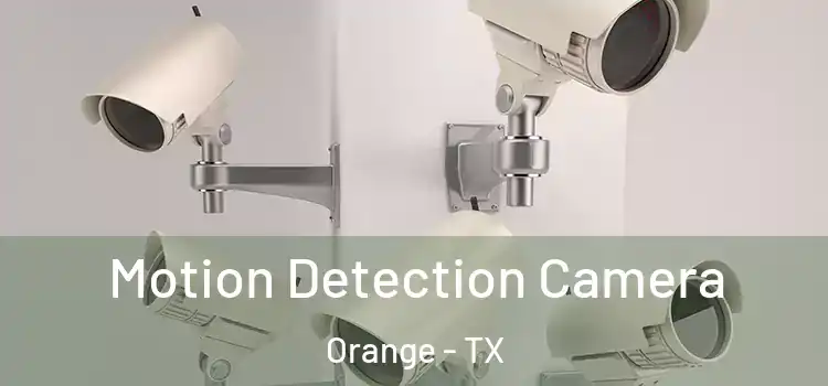  Motion Detection Camera Orange - TX