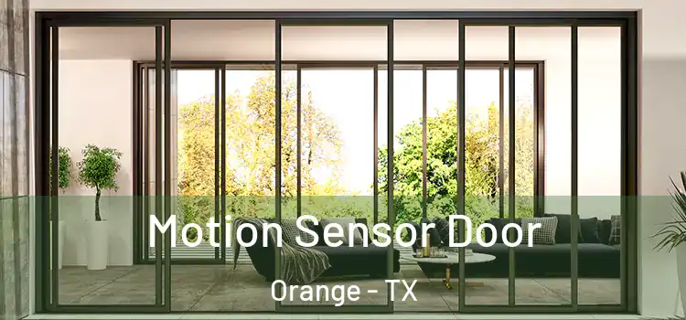  Motion Sensor Door Orange - TX